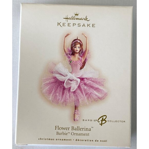Hallmark Keepsake 2007 Barbie Flower Ballerina Ornament - Picture 1 of 7